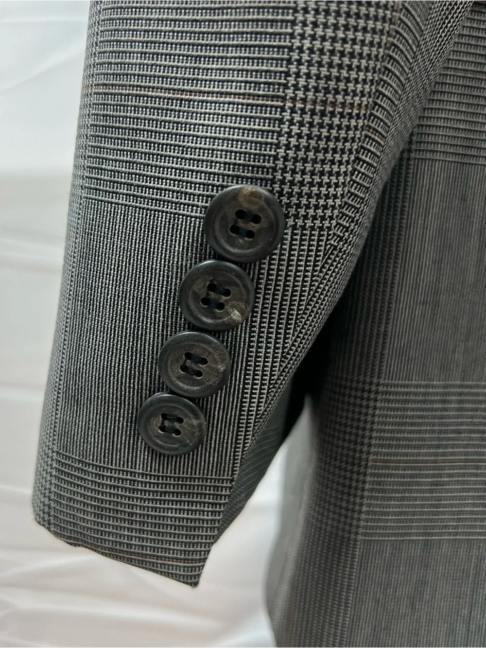 Polo University Club Ralph Lauren Vintage 38R Blazer 33x31 Pants Glen Plaid Suit